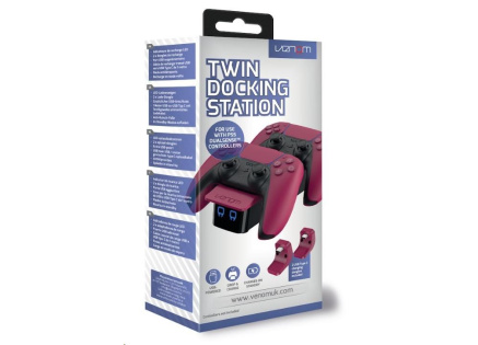 VENOM VS5010 Red PS5 Twin Docking Station VENOM VS5010 Red PS5 Twin Docking Station
