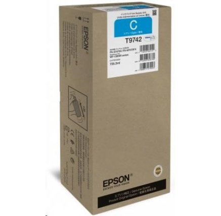 EPSON Ink bar WorkForce Pro WF-C869R Cyan XXL Ink Supply Unit 735,2 ml (84.000 str.) EPSON Ink bar WorkForce Pro WF-C869R Cyan XXL Ink Supply Unit 735,2 ml (84.000 str.)