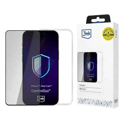 3mk kryt+tvrzené sklo ComfortDuo Privacy Clear pro Samsung Galaxy A34 5G 3mk kryt+tvrzené sklo ComfortDuo Privacy Clear pro Samsung Galaxy A34 5G