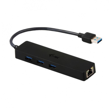 i-tec USB 3.0 Slim HUB 3 Port + Gigabit Ethernet Adapter i-tec USB 3.0 Slim HUB 3 Port + Gigabit Ethernet Adapter