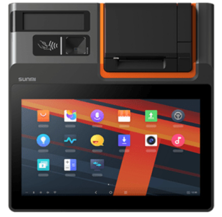 SUNMI T2 MINI, 29,5cm (11,6''), Full HD, CD, Scanner (2D), USB, RS232, BT, Ethernet, Wi-Fi, 4G, Android