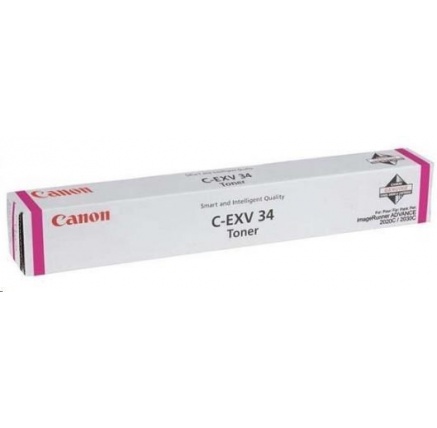 Canon toner C-EXV34 magenta (IR Advance C202/2025/2030/2220/2225/2230) Canon toner C-EXV34 magenta (IR Advance C202/2025/2030/2220/2225/2230)