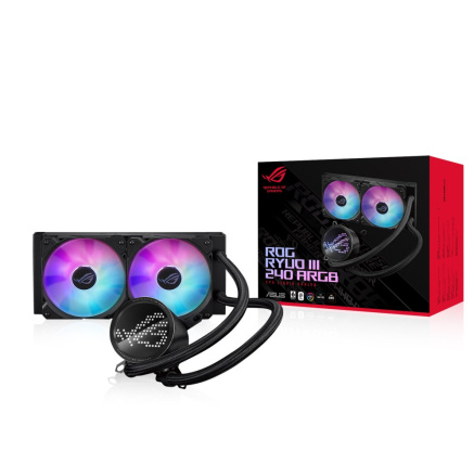 ASUS vodní chladič CPU AIO ROG RYUO III 240 ARGB, 2x120mm, LGA1851, AM5