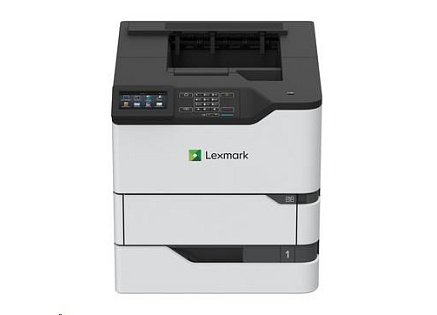 LEXMARK ČB tiskárna MS822de A4, 52ppm, 512MB, duplex, USB 2.0, LAN