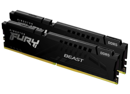 KINGSTON DIMM DDR5 16GB (Kit of 2) 6000MT/s CL30 FURY Beast EXPO Černá