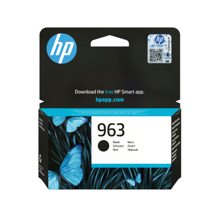 HP 963 Black Original Ink Cartridge (1,000 pages)