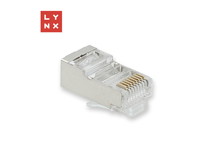 LYNX konektor STP Cat5e, 30µ, 100ks