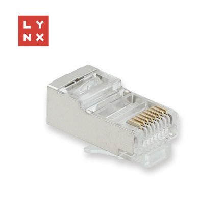 LYNX konektor STP Cat5e, 30µ, 100ks