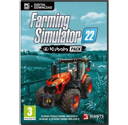 PC hra Farming Simulator 22: Kubota Pack PC hra Farming Simulator 22: Kubota Pack