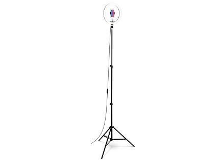 CONNECT IT Selfie12Ring kruhové 12" LED světlo + stativ 2,1 m