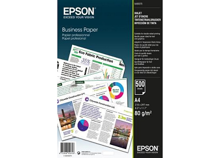 EPSON Paper A4 Inkjet Business pro inkoustové tiskárny 80 g/m2, 500 listů