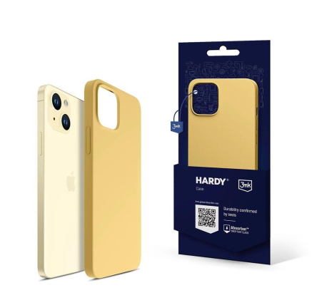 3mk ochranný kryt HARDY Silicone MagCase pro Apple iPhone 15, Yellow 3mk ochranný kryt HARDY Silicone MagCase pro Apple iPhone 15, Yellow