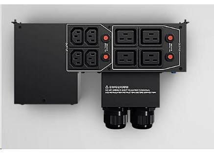 CyberPower Maintenance Bypass PDU (MBP), 2U, 60A, (1) HW, (4)C13, (4)C19, HW input