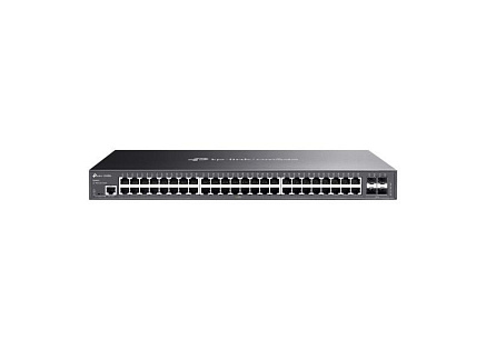 TP-Link OMADA switch SG3452 (48xGbE, 4xSFP, 2xConsole, fanless)
