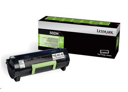 LEXMARK černý toner 502H pro MS310/MS410/MS510/MS610 z programu Lexmark Return, (5 000 stran)