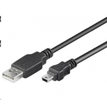 PremiumCord Kabel USB 2.0, A-B mini, 5pinů, 2m PremiumCord Kabel USB 2.0, A-B mini, 5pinů, 2m