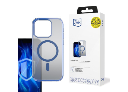 3mk ochranný kryt Frosty MagCase Blue pro Apple iPhone 16 Pro Max 3mk ochranný kryt Frosty MagCase Blue pro Apple iPhone 16 Pro Max