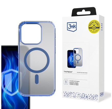 3mk ochranný kryt Frosty MagCase Blue pro Apple iPhone 16 Pro Max 3mk ochranný kryt Frosty MagCase Blue pro Apple iPhone 16 Pro Max