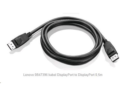 LENOVO adaptér DisplayPort to DisplayPort - přenos signálu přes DP na DP, 0.5metru