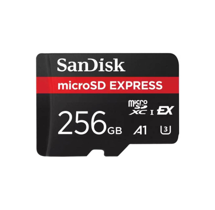 SanDisk micro SDXC karta 256GB Express (880/650 MB/s,  A1,  UHS-I,  U3)