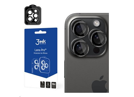 3mk Lens Protection Pro pro Apple iPhone 15 Plus, Graphite