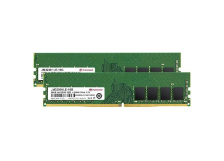 TRANSCEND DIMM DDR4 32GB (Kit of 2) 3200Mhz 1Rx8 2Gx8 CL22 1.2V