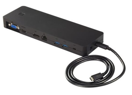 FUJITSU portreplikator PR USB-C - DP HDMI VGA RJ45 AUDIO+90W-bez 230V kabelu