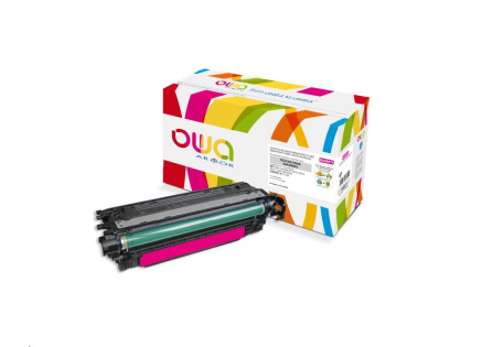 OWA Armor toner pro HP Color Laserjet CP3525, 7000 Stran, CE253A, červená/magenta