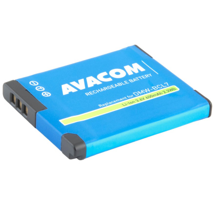 AVACOM náhradní baterie Panasonic DMW-BCL7 Li-Ion 3.6V 600mAh 2.2Wh