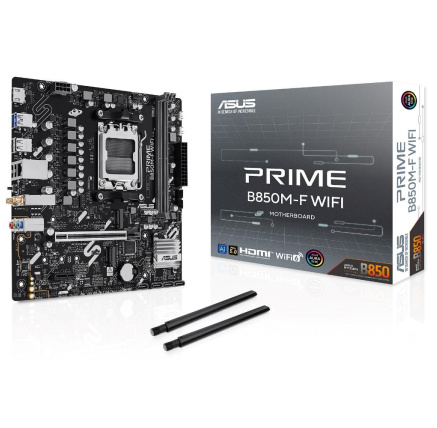 ASUS MB Sc AM5 PRIME B850M-F WIFI, AMD B850, 2x DDR5, WiFi, 1xHDMI, mATX