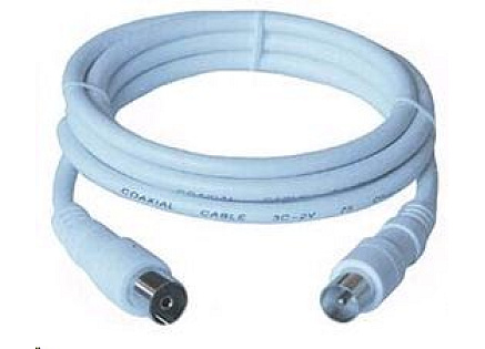 PREMIUMCORD TV kabel anténní propojovací 15m (koaxiální, M/F, 75 Ohm)