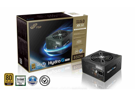 Fortron zdroj 850W HYDRO G PRO 850, 80PLUS Gold, modular (ATX 3.0, PCIe 5.0)