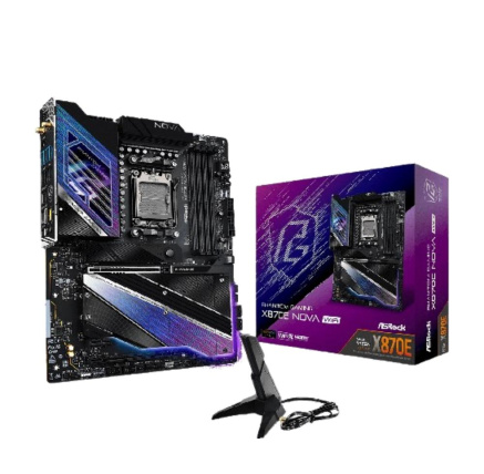 ASRock MB Sc AM5 X870E NOVA WIFI, AMD X870, 4xDDR5, 1xHDMI, 2xUSB4, WI-FI