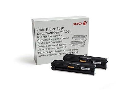 Xerox Black Toner pro Phaser 3020/3025 Dual pack (3000 str.)