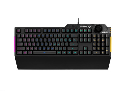 ASUS klávesnice TUF GAMING K1 (RA04), membránová, US, černá ASUS klávesnice TUF GAMING K1 (RA04), membránová, US, černá