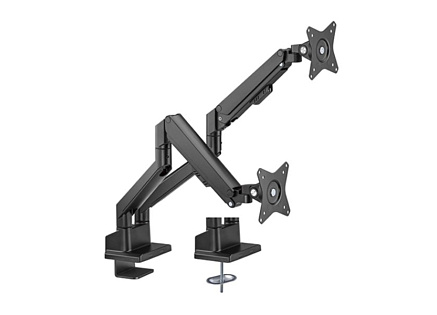 Držák monitoru Brateck LDT62-C024 dvě ramena vedle sebe plynová vzpěra Držák monitoru Brateck LDT62-C024 dvě ramena vedle sebe plynová vzpěra