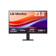 LG MT VA LCD LED 23,8" 24U421A - VA panel, 1920x1080, zakřivený, 100hz, USB-C, HDMI