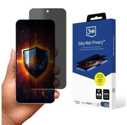 3mk ochranná folie Silky Matt Privacy pro Oppo Reno 14 Pro 3mk ochranná folie Silky Matt Privacy pro Oppo Reno 14 Pro