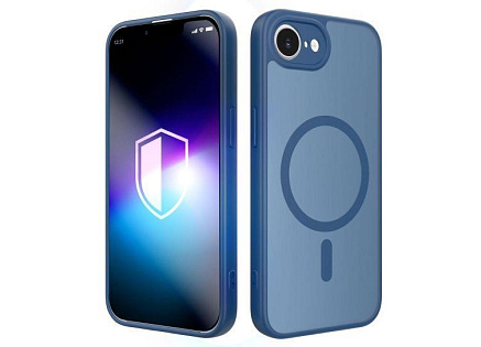 3mk ochranný kryt Misty MagCase Blue pro Apple iPhone 16E/ iPhone 17E 3mk ochranný kryt Misty MagCase Blue pro Apple iPhone 16E/ iPhone 17E