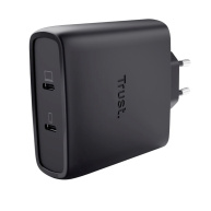 TRUST GaN Nabíječka MAXO 100W 2-Port, USB-C, černá