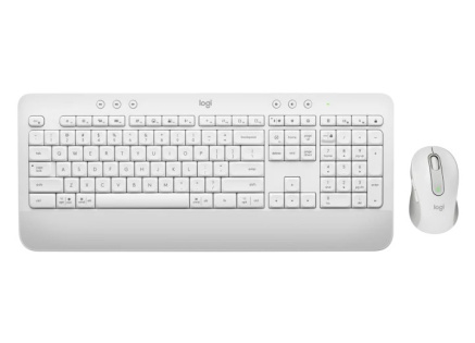 Logitech Set klávesnice a myš Signature MK650, CZ-SK, bílá/šedá Logitech Set klávesnice a myš Signature MK650, CZ-SK, bílá/šedá