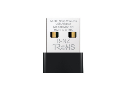 MERCUSYS MA14N WiFi6 USB nano adapter (AX300,2,4GHz,USB2.0)