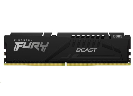 KINGSTON DIMM DDR5 8GB 5600MT/s CL40 FURY Beast Černá KINGSTON DIMM DDR5 8GB 5600MT/s CL40 FURY Beast Černá