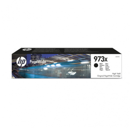 HP 973X High Yield Black Original PageWide Cartridge (10,000 pages)