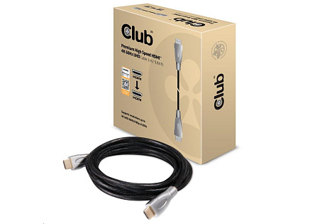 Club3D Kabel Certifikovaný HDMI Premium High Speed, HDMI 2.0 4K60Hz UHD, 3m Club3D Kabel Certifikovaný HDMI Premium High Speed, HDMI 2.0 4K60Hz UHD, 3m