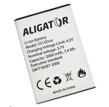 Aligator baterie Li-Ion 2000 mAh pro Aligator S515 Duo - BULK