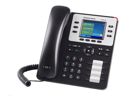 Grandstream GXP2130 (v2) [VoIP telefon - 3x SIP účet, HD audio, bluetooth, podpora headset, barevný LCD, 2x GLAN ]