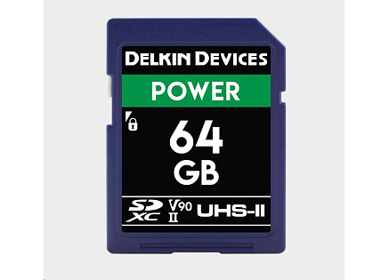 Delkin SD Power 2000X UHS-II U3 (V90) R300/W250 64GB