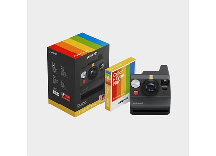 Polaroid Now Gen 3 Black bundle with Color Film (8 photos)