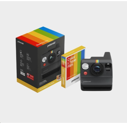 Polaroid Now Gen 3 Black bundle with Color Film (8 photos)